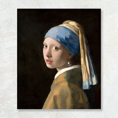 Tablou Girl with a Pearl Earring, Johannes Vermeer