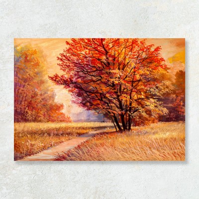 Tablou peisaj toamna tarzie