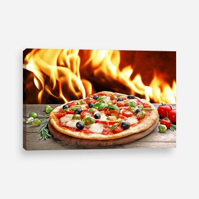 Tablou canvas pizza mozzarella