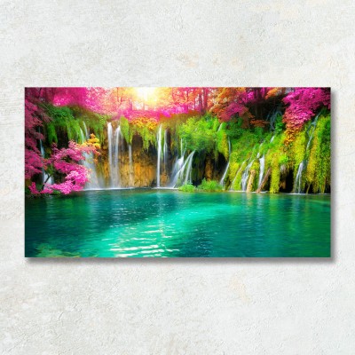 Tablou canvas pe panza feng shui cascada fantastica 90x60cm
