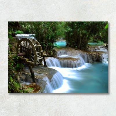 Tablou canvas feng shui padurea de bambus 50x70 cm