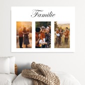 Tablou personalizat colaj cu 3 poze