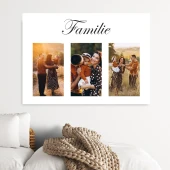 Tablou personalizat colaj cu 3 poze