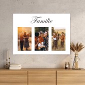 Tablou personalizat colaj cu 3 poze