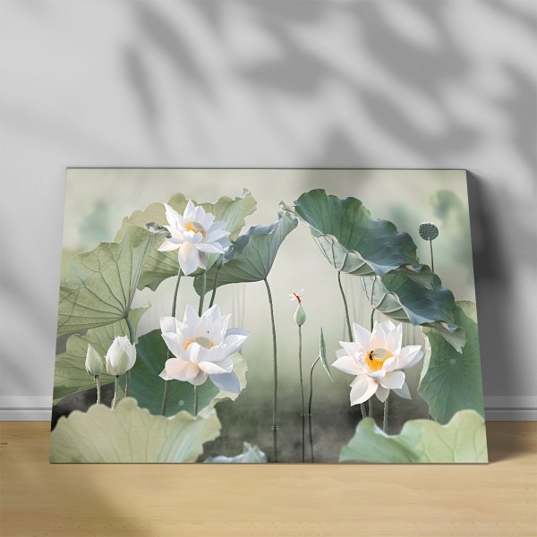 Tablou flori de lotus feng shui 70x100cm