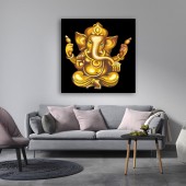 Tablou Feng Shui Ganesha Gold