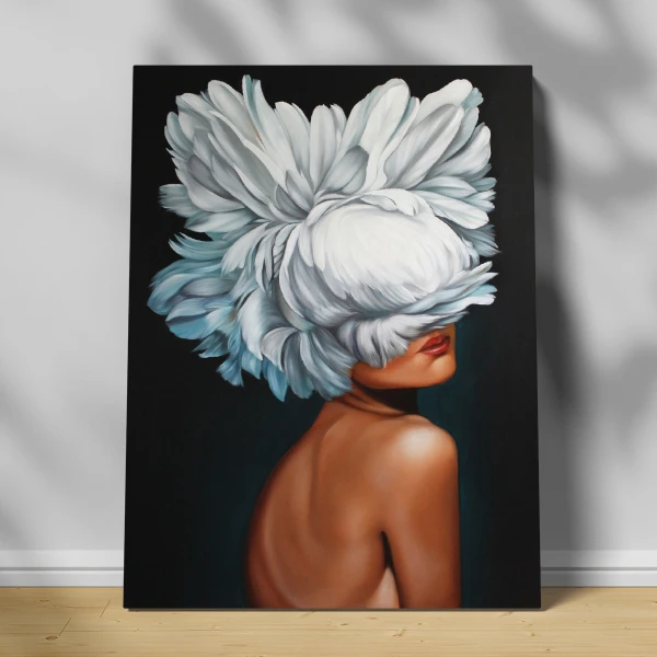 Tablou canvas flower portrait