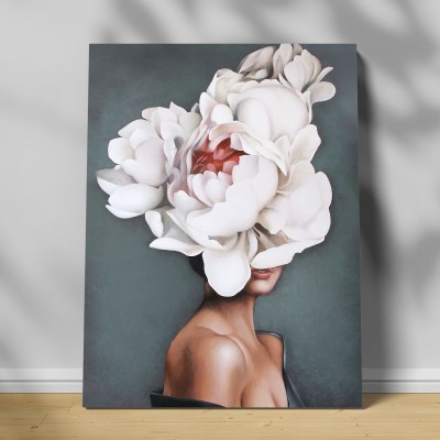 Tablou canvas girl with flowers