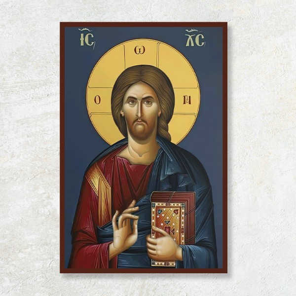 Icoana Ortodoxa Pantocrator Isus Hristos