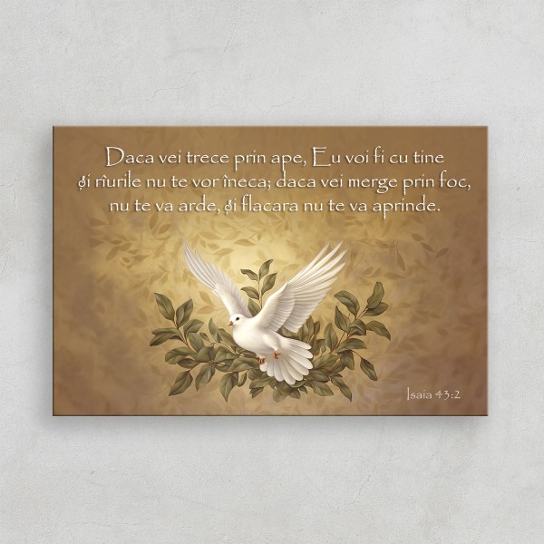 Tablou Canvas cu versete inspirationale din Biblie II