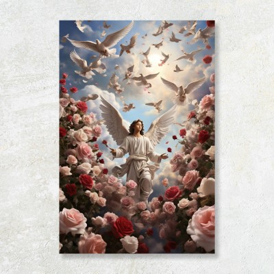 Tablou canvas Zburând printre nori 