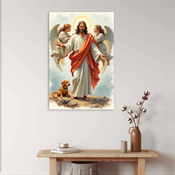 Tablou canvas Îmbrățișarea Iubirii Divine