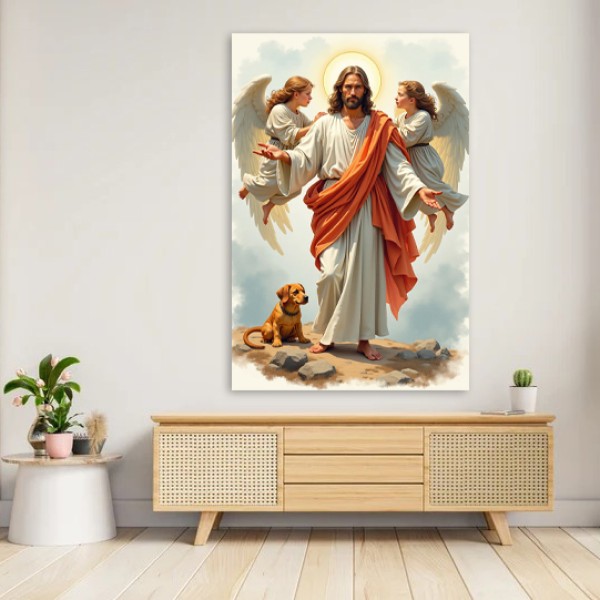 Tablou canvas Îmbrățișarea Iubirii Divine