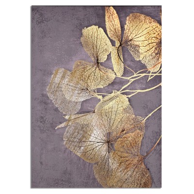 Tablou pe panza Delicata floare aurie