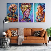 Set tablouri canvas african women