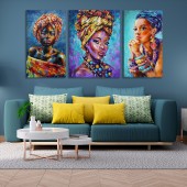 Set tablouri canvas african women