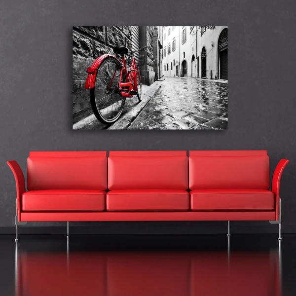 Tablou canvas pe panza biciclete Amsterdam