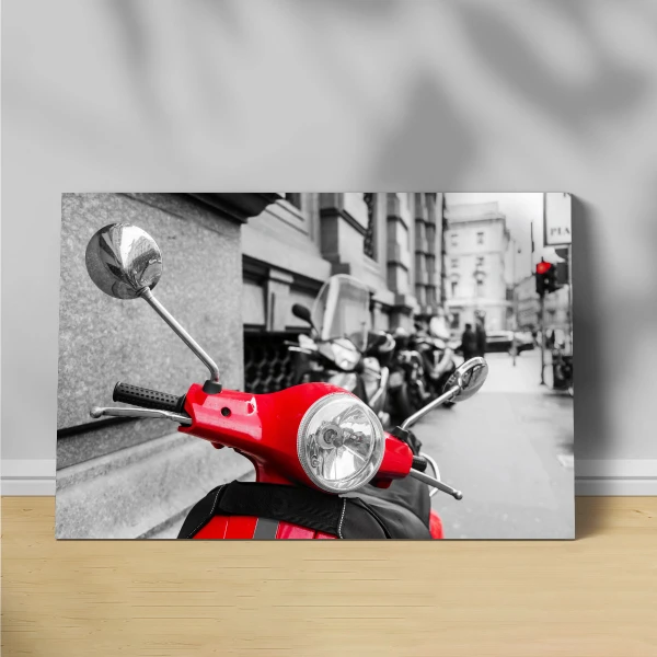 Tablou canvas pe panza motorino Vespa