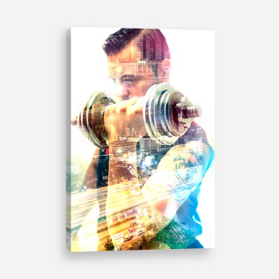 Tablou canvas exercitii de forta