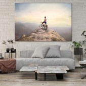 Tablou canvas biciclistul