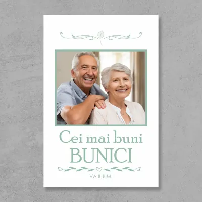 Tablou personalizat cei mai buni bunici 50X70 cm