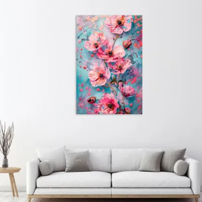 Tablou Canvas Ecouri Florale — miniatura 4