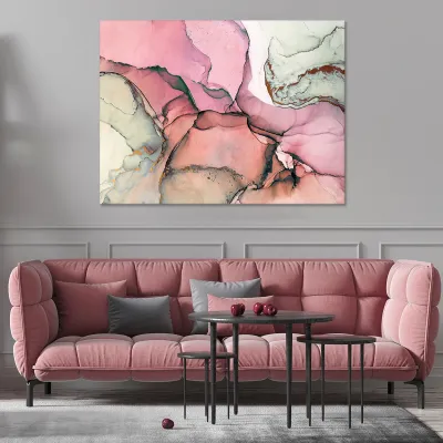 Tablou canvas abstract pink — miniatura 3