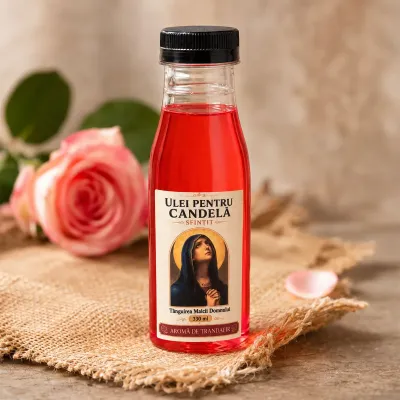 Ulei pentru candela Tanguirea Maicii Domnului - mireasma de trandafir, 330ml