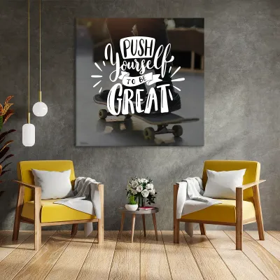 Tablou canvas Push Yourself — miniatura 3