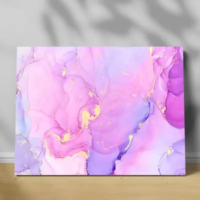 Tablou canvas abstract mauve — miniatura 1