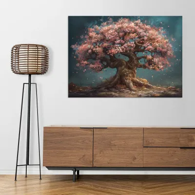 Tablou canvas Taina ciresului înflorit — miniatura 3