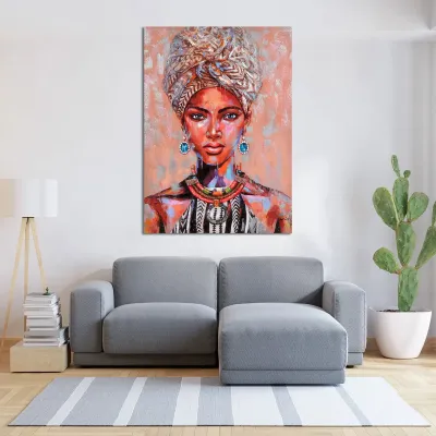Tablou femeie africana - Radacinile feminitatii — miniatura 2