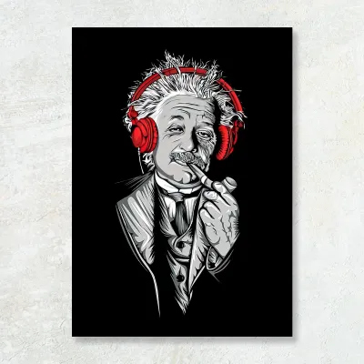 Tablou Music Gravity Albert Einstein