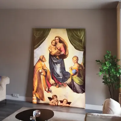 Tablou religios Madonna Sixtina — miniatura 2