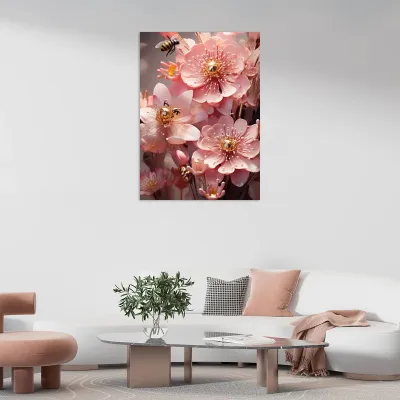 Tablou canvas Albine în Paradisul Roz — miniatura 2