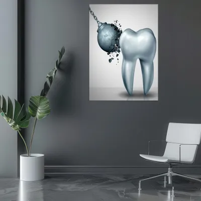 Tablou canvas Stomatologie Dintele Puternic — miniatura 4