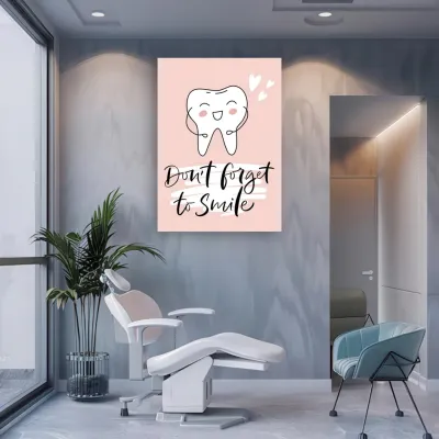 Tablou canvas Stomatologie Don't forget to smile — miniatura 4