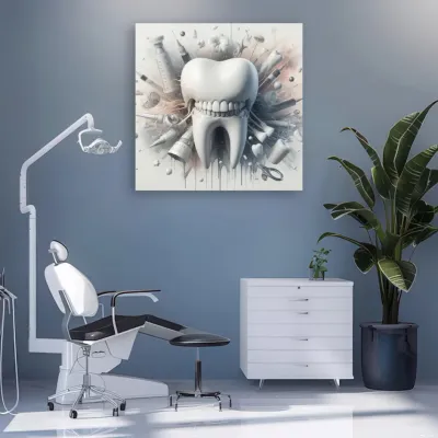 Tablou canvas Stomatologie Zâmbetul Modern — miniatura 3