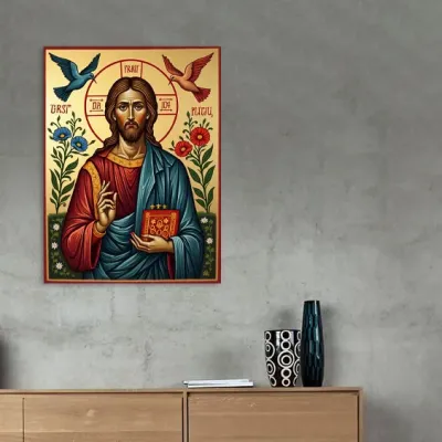 Tablou Canvas Mântuitorul, Purtătorul de Lumină — miniatura 4