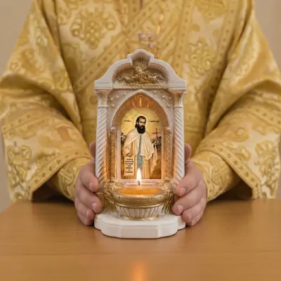 Candela Sfântului Cuvios Mărturisitor Arsenie Boca — miniatura 2