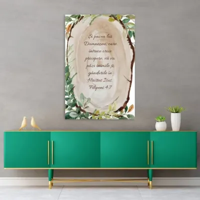 Tablou Canvas Versete biblice - Pacea Lui Dumnezeu — miniatura 2