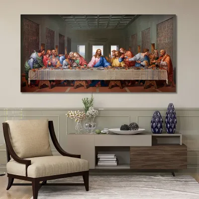 Tablou Cina cea de taina, Leonardo da Vinci — miniatura 4
