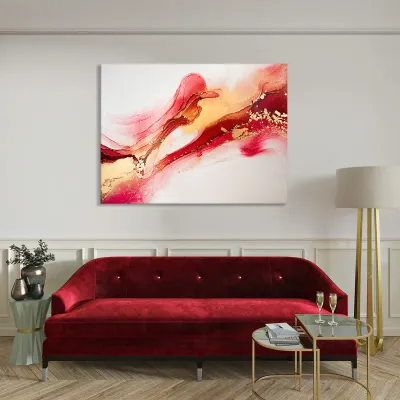 Tablou canvas red and gold — miniatura 3