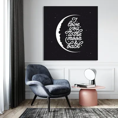 Tablou canvas I Love You — miniatura 2