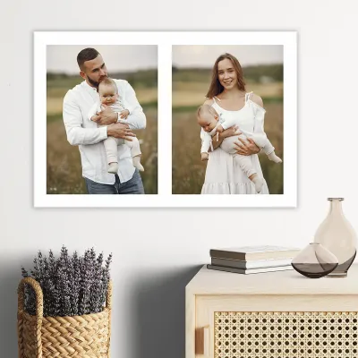 Tablou canvas colaj cu 2 poze
