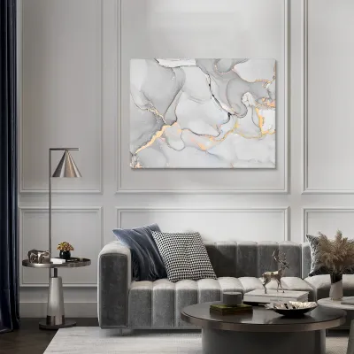 Tablou canvas abstract gray — miniatura 3