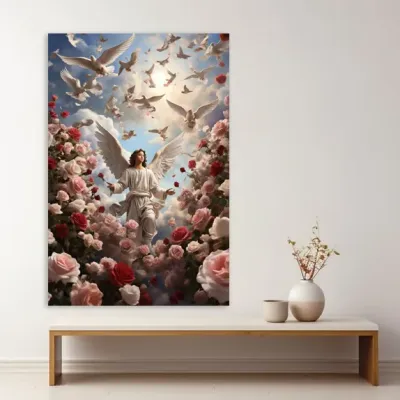 Tablou canvas Zburând printre nori — miniatura 3