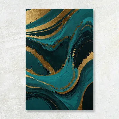 Tablou canvas Imaginatie turcoaz — miniatura 1