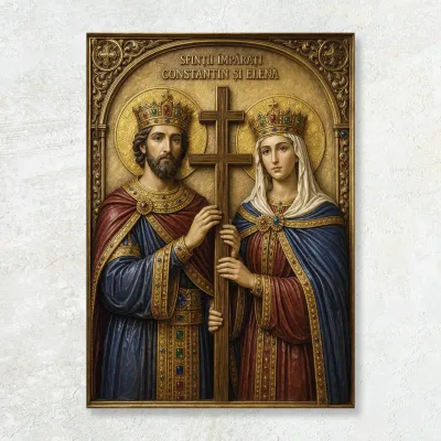 Icoana Sfinții Împărați Constantin și Elena II