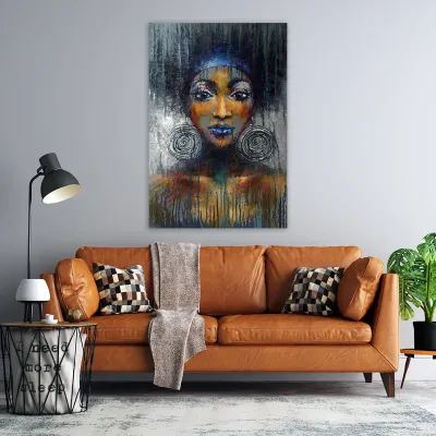 Tablou canvas femeie africana Monifa — miniatura 2